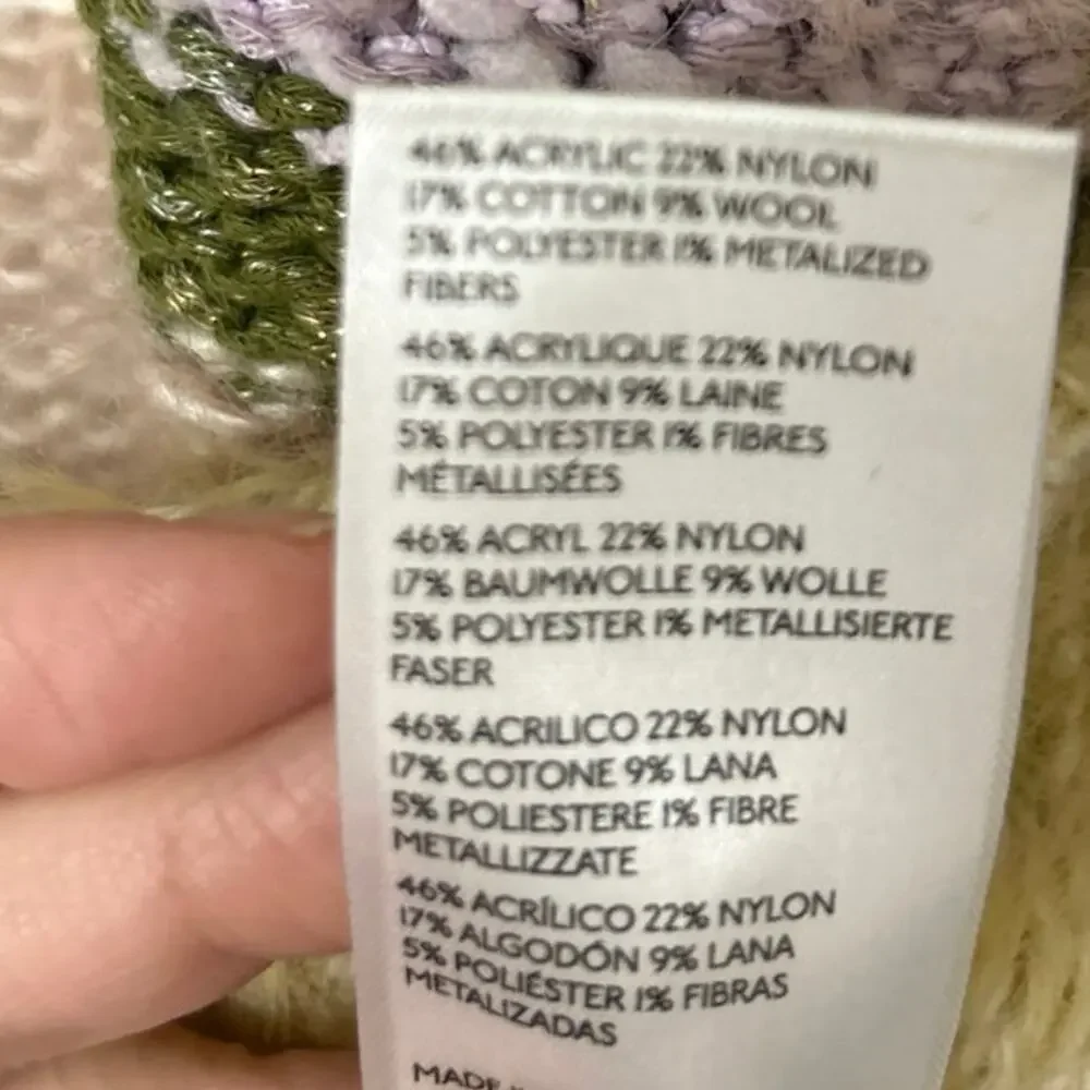 Pilcro Multicolor Fuzzy Sweater - Picture 12 of 13